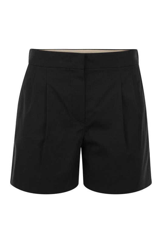 ADRIA - Cotton gabardine shorts