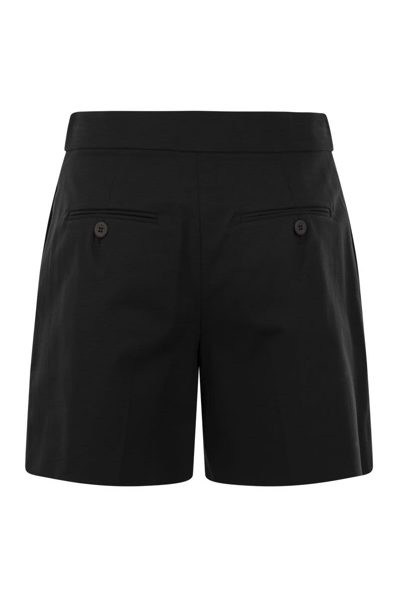 ADRIA - Cotton gabardine shorts