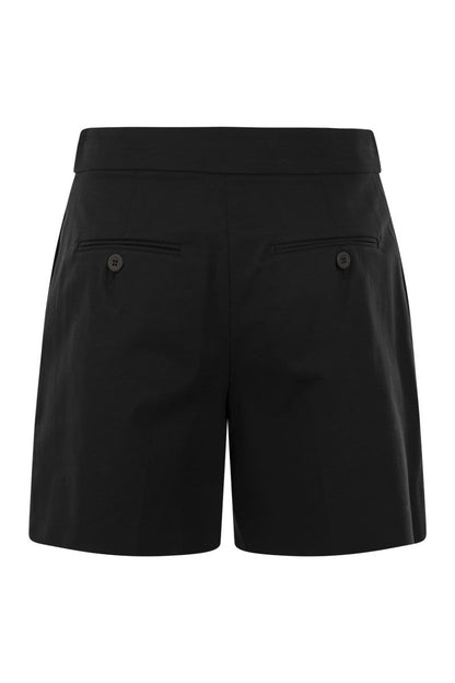 ADRIA - Cotton gabardine shorts