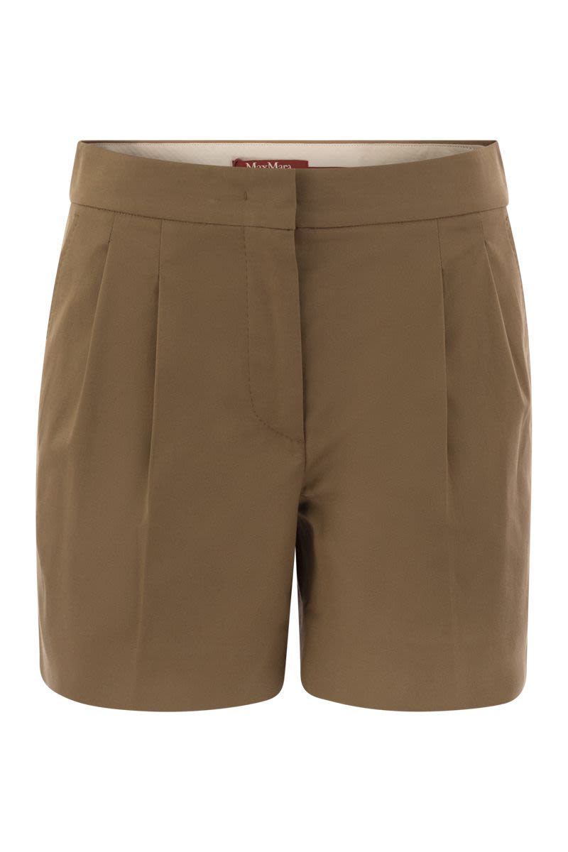 ADRIA - Cotton gabardine shorts