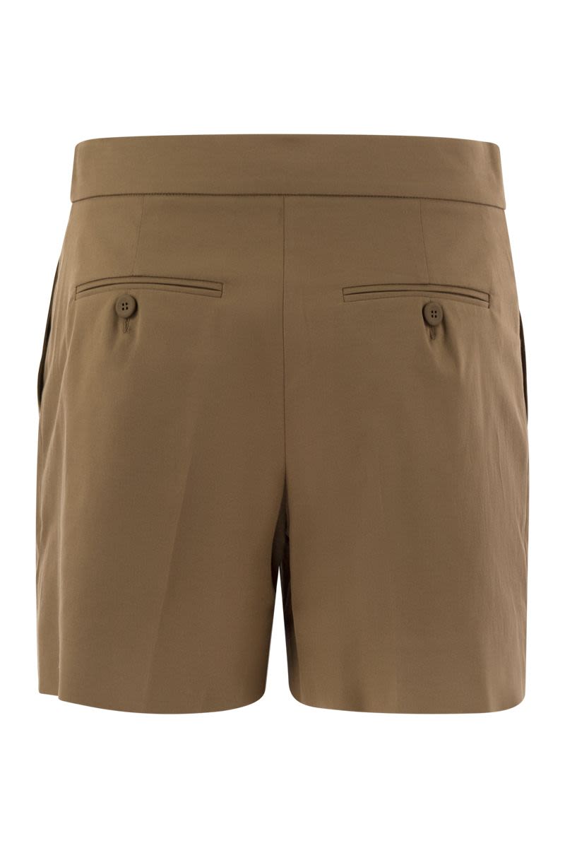 ADRIA - Cotton gabardine shorts