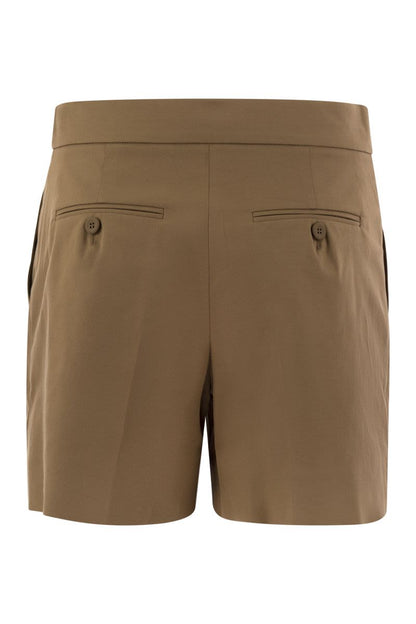 ADRIA - Cotton gabardine shorts