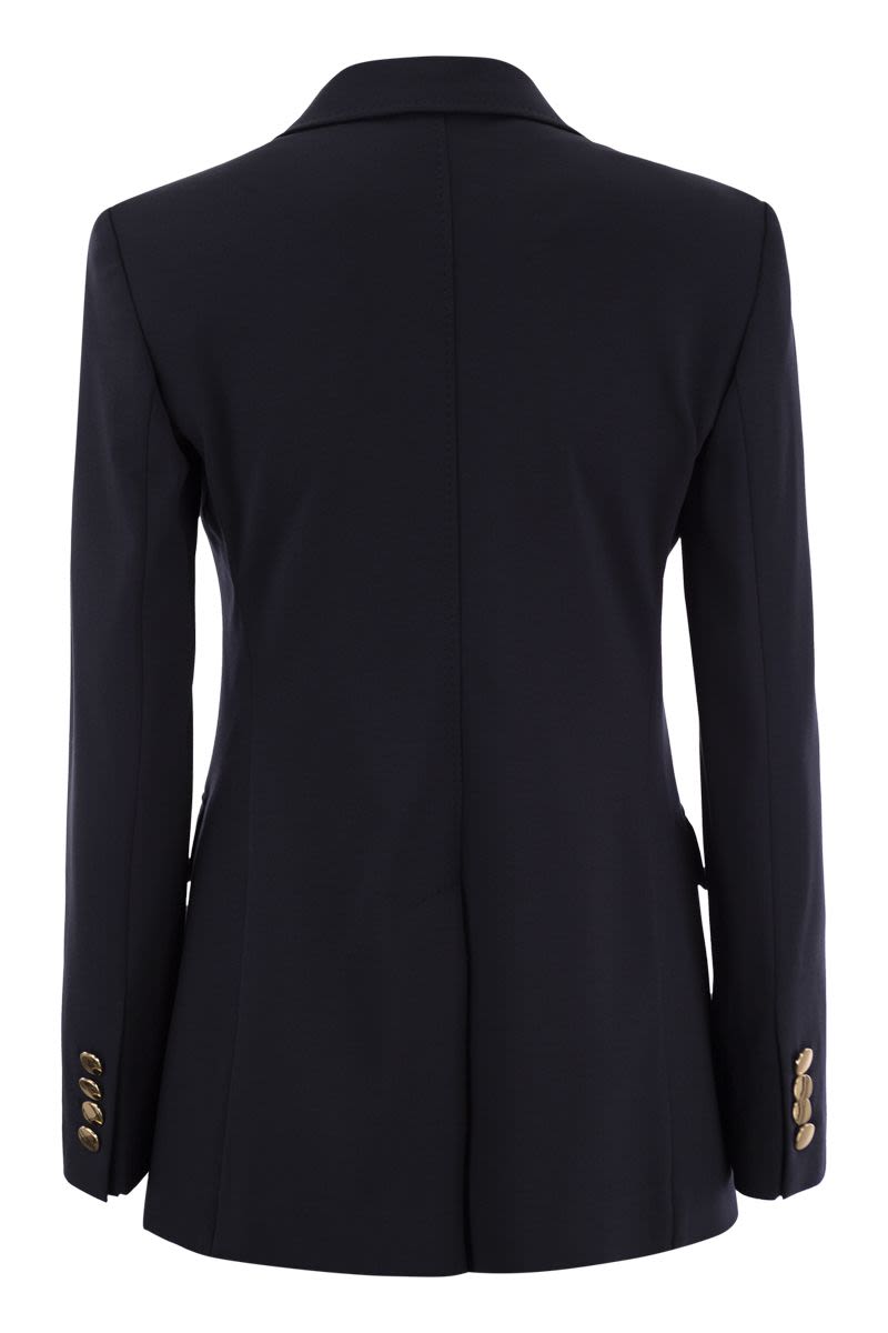 TATIANA - Double-breasted jersey jacket - VOGUERINI