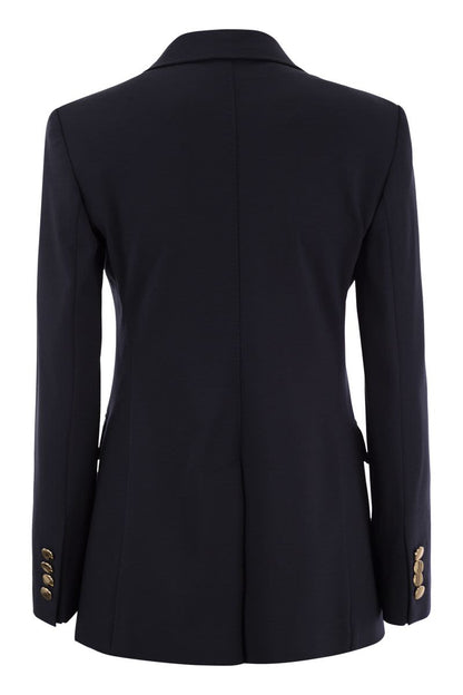 TATIANA - Double-breasted jersey jacket - VOGUERINI