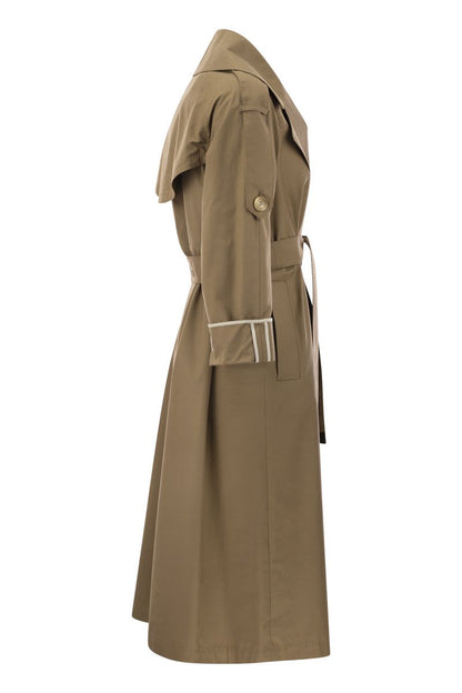 UTRENCH - Anti-drip twill trench coat over - VOGUERINI