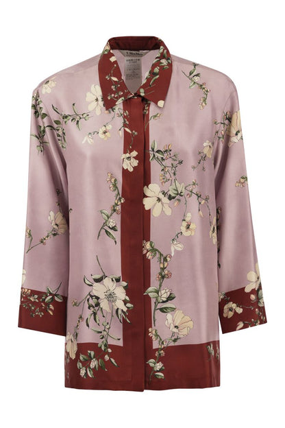 FASHION - Patterned silk shirt - VOGUERINI