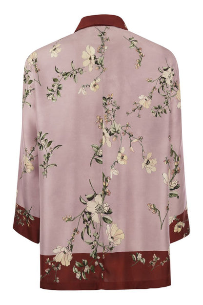 FASHION - Patterned silk shirt - VOGUERINI