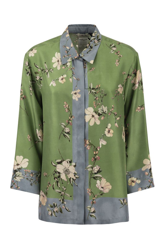 FASHION - Patterned silk shirt - VOGUERINI