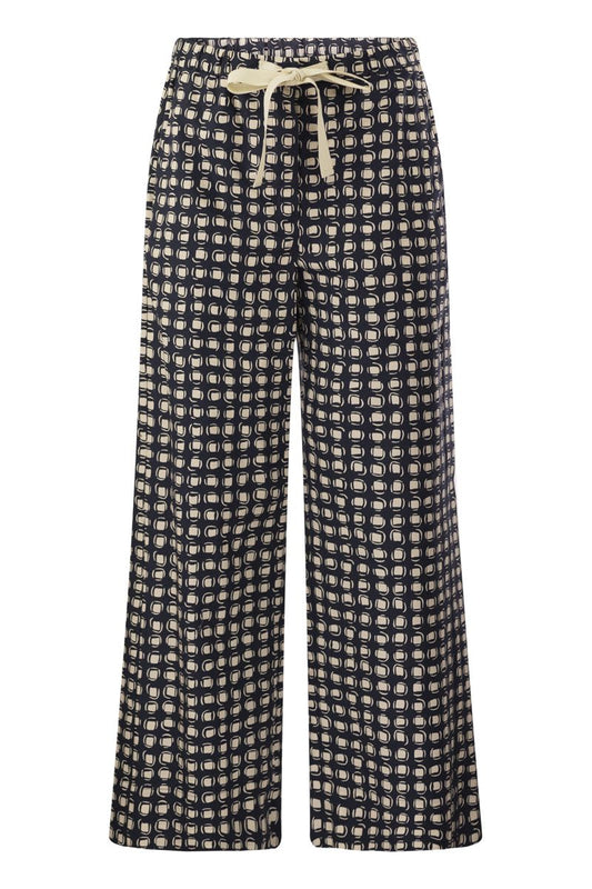 SCACCO - Cotton poplin trousers