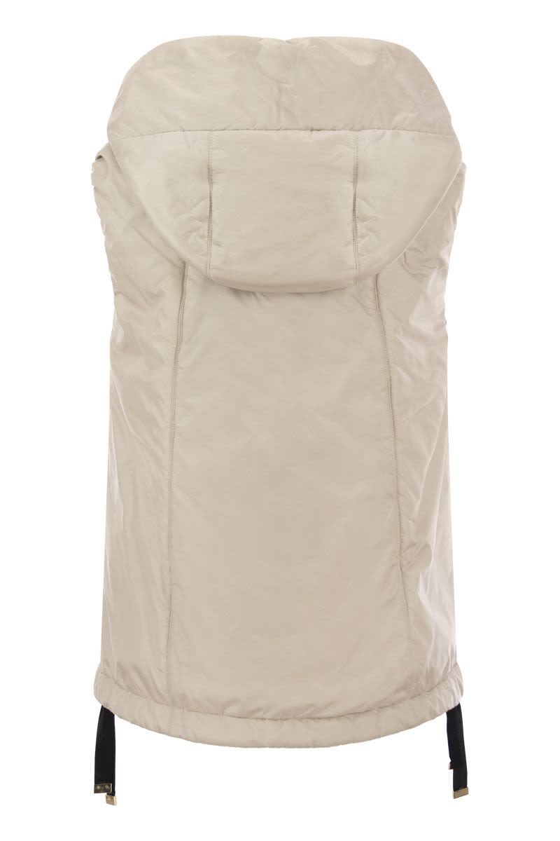 GREENGO - Sleeveless in drip-proof technical fabric - VOGUERINI