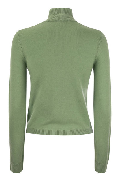 NIOBE - Virgin wool turtleneck sweater - VOGUERINI