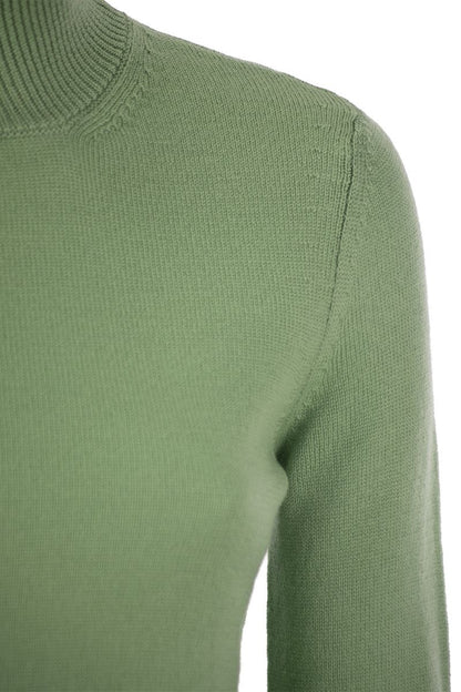 NIOBE - Virgin wool turtleneck sweater - VOGUERINI