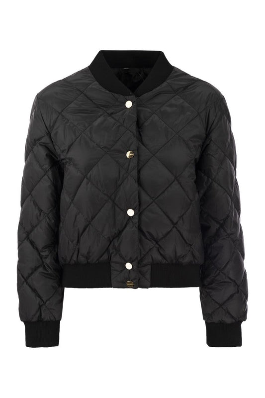 BSOFT - Reversible canvas bomber jacket - VOGUERINI