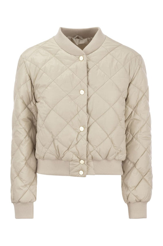 BSOFT - Reversible canvas bomber jacket - VOGUERINI