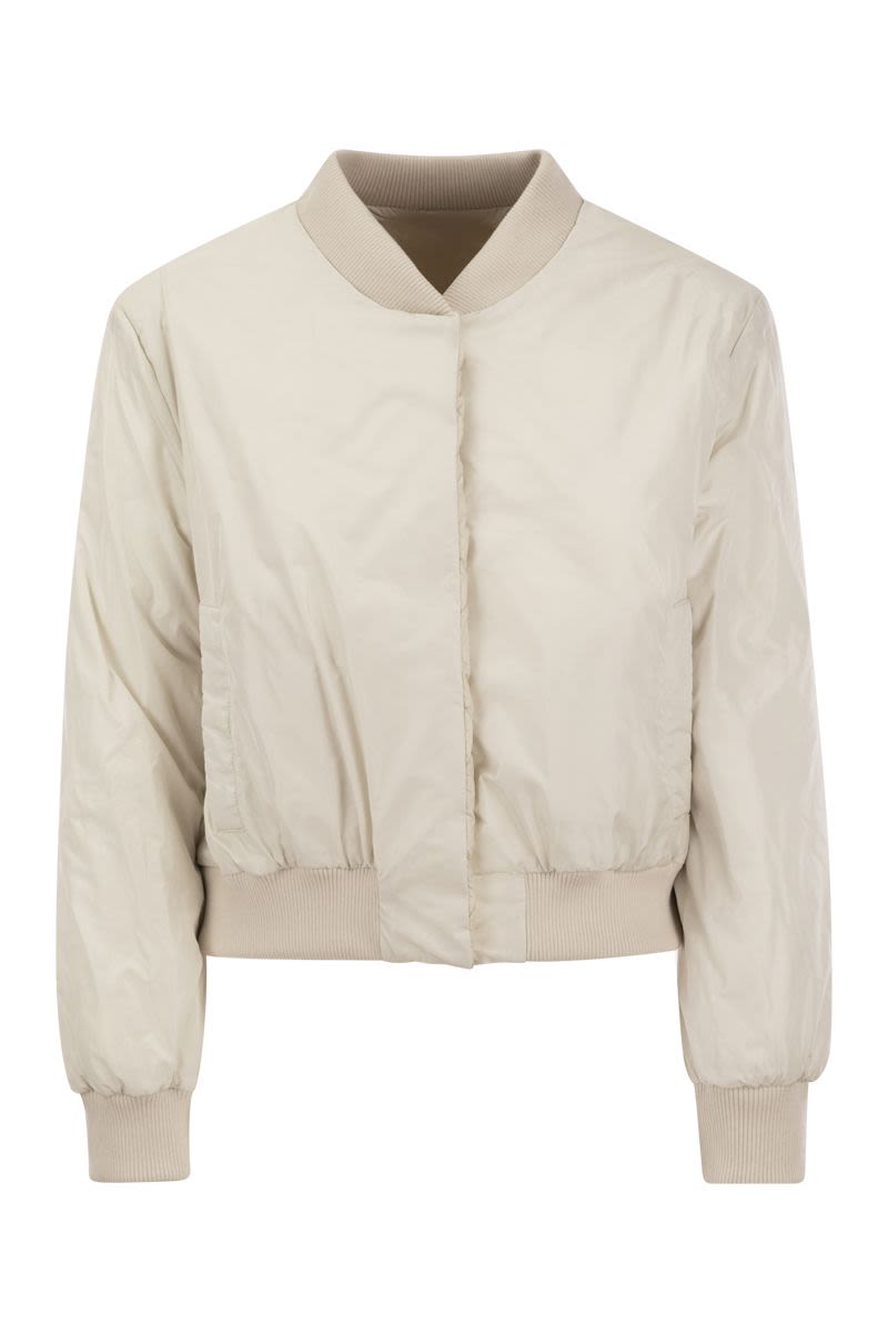 BSOFT - Reversible canvas bomber jacket - VOGUERINI