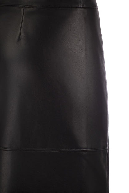 RIMINI - Coated fabric skirt - VOGUERINI