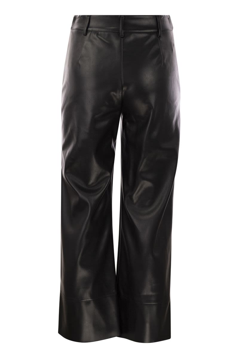 SOPRANO - Slim trousers in coated fabric - VOGUERINI