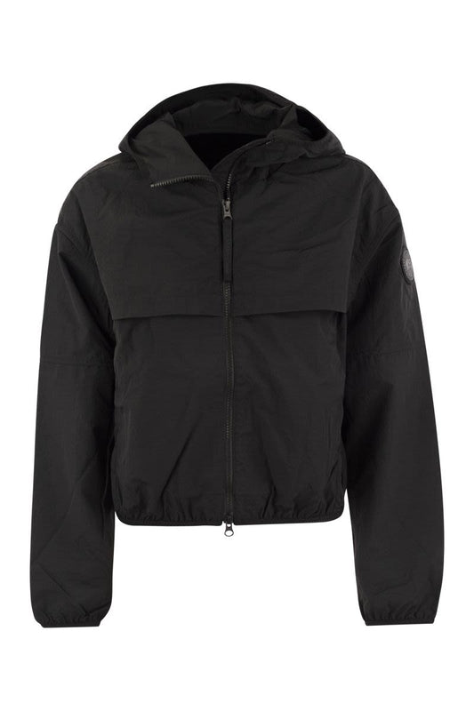 SINCLAIR - Hooded jacket with black label