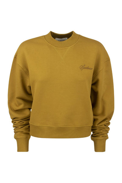 SALICE - Stretch cotton sweatshirt - VOGUERINI