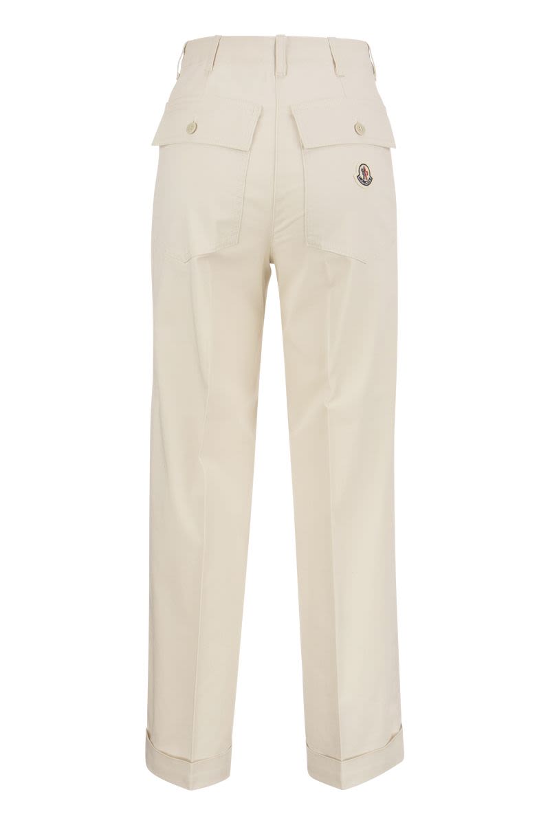 Wide trousers with turn-ups - VOGUERINI