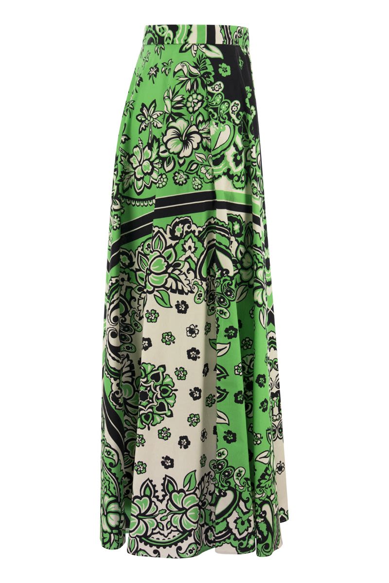 Midi skirt with print - VOGUERINI