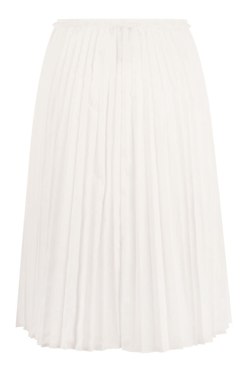 Pleated taffeta skirt - VOGUERINI