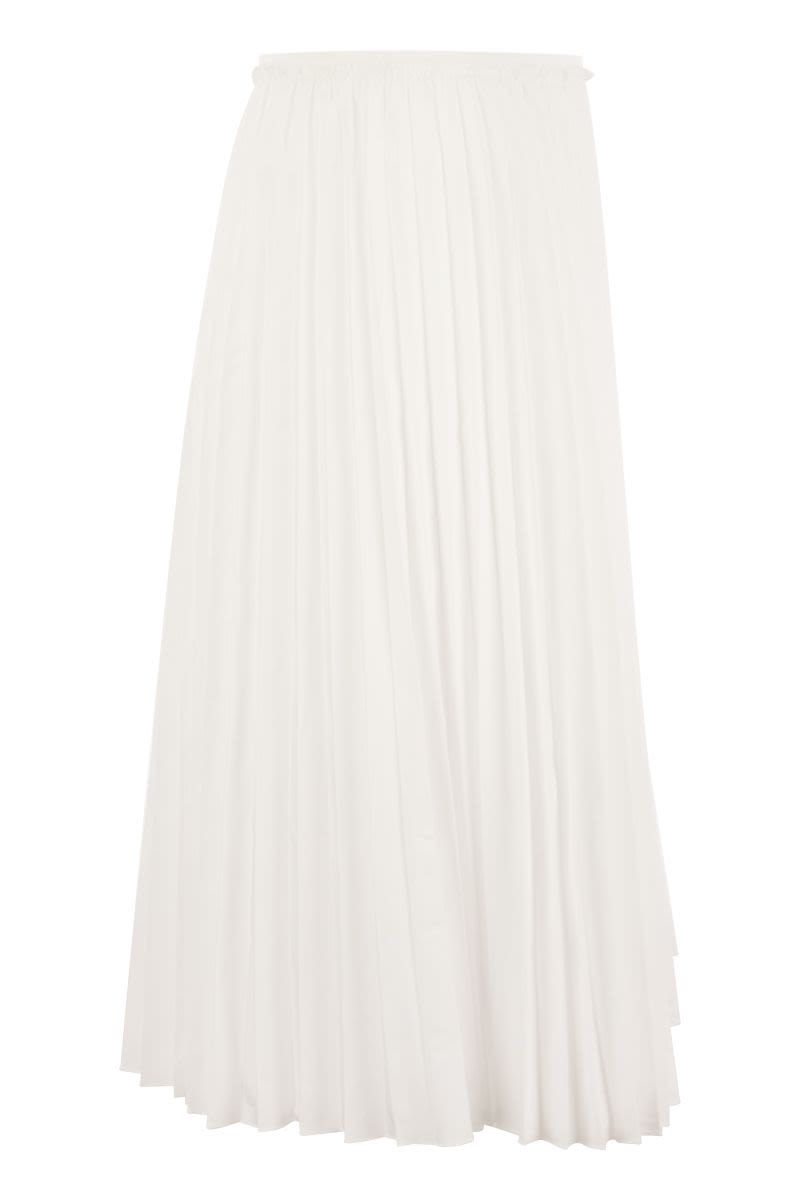 Pleated taffeta skirt - VOGUERINI