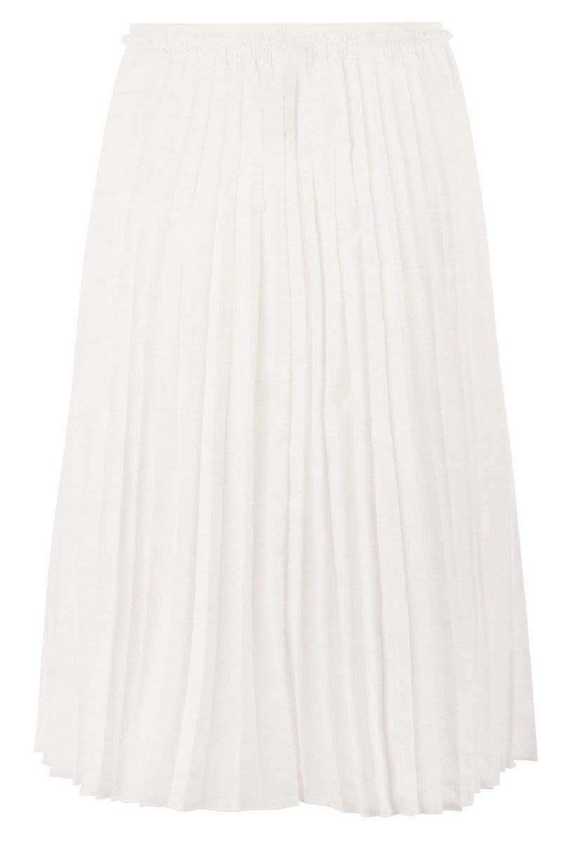 Pleated taffeta skirt - VOGUERINI