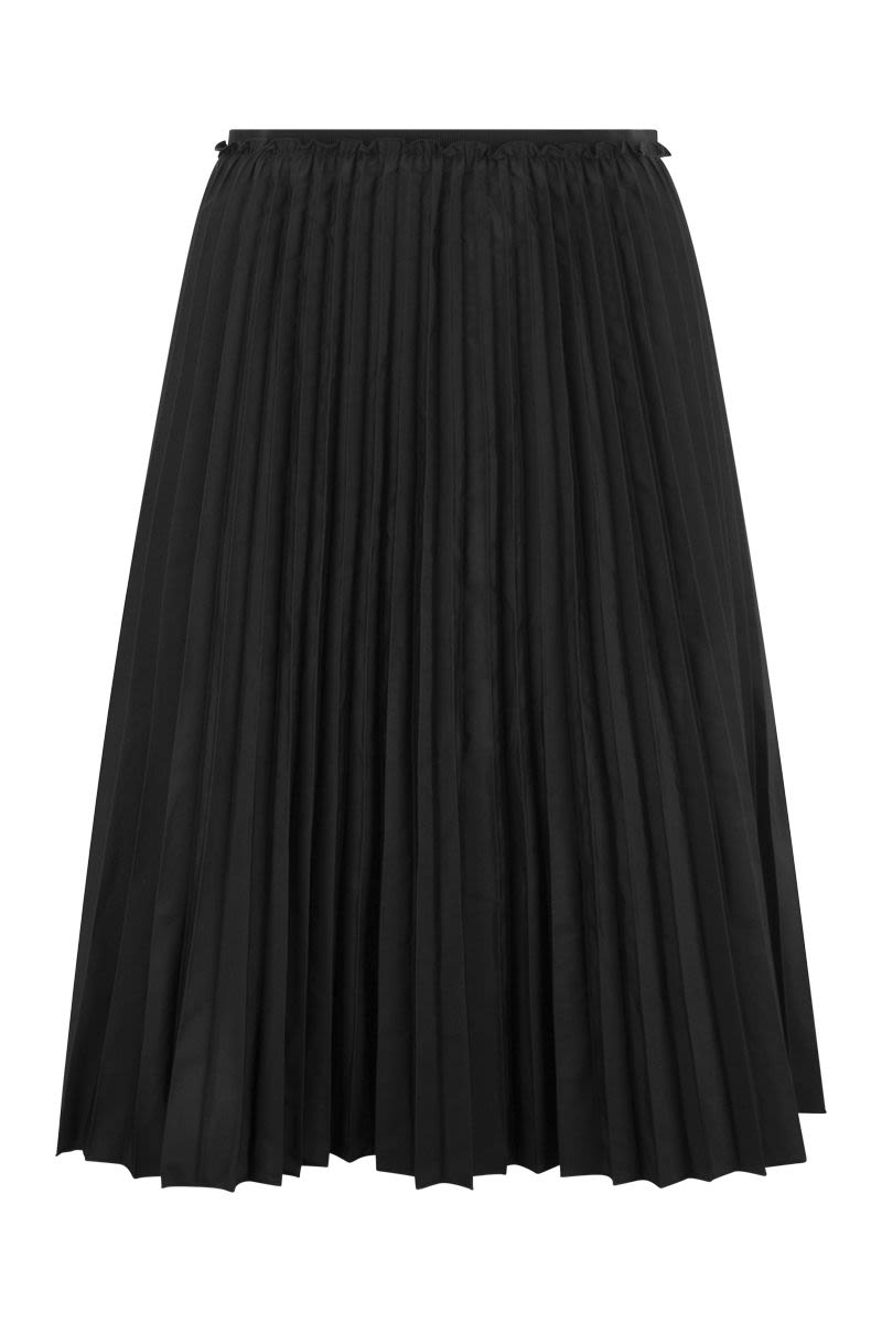 Pleated taffeta skirt - VOGUERINI