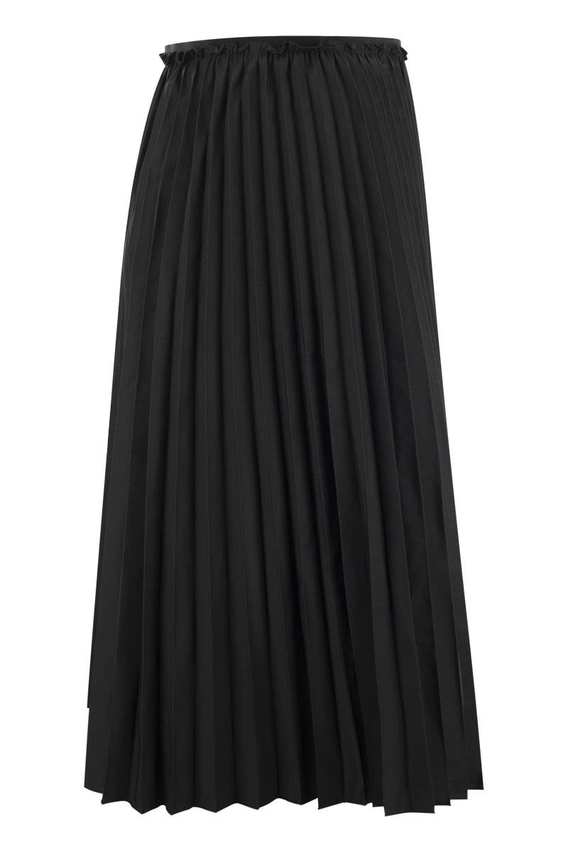 Pleated taffeta skirt - VOGUERINI