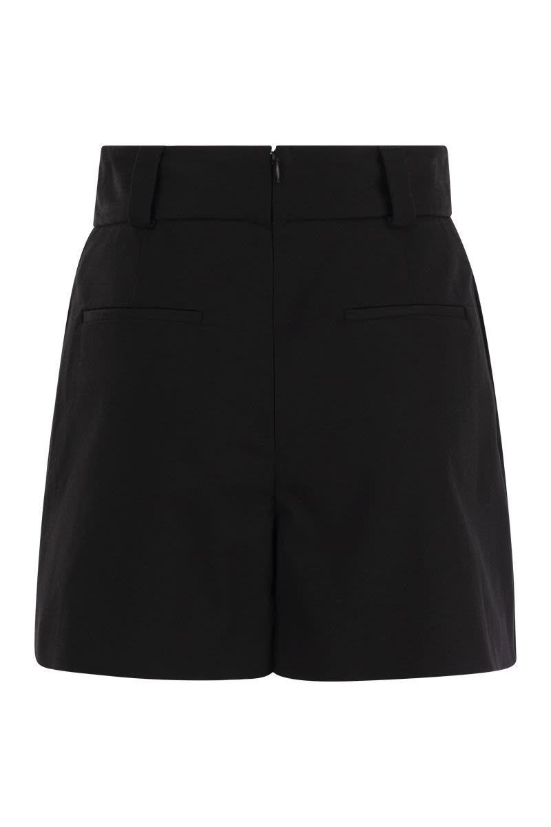 Cotton-blend shorts - VOGUERINI