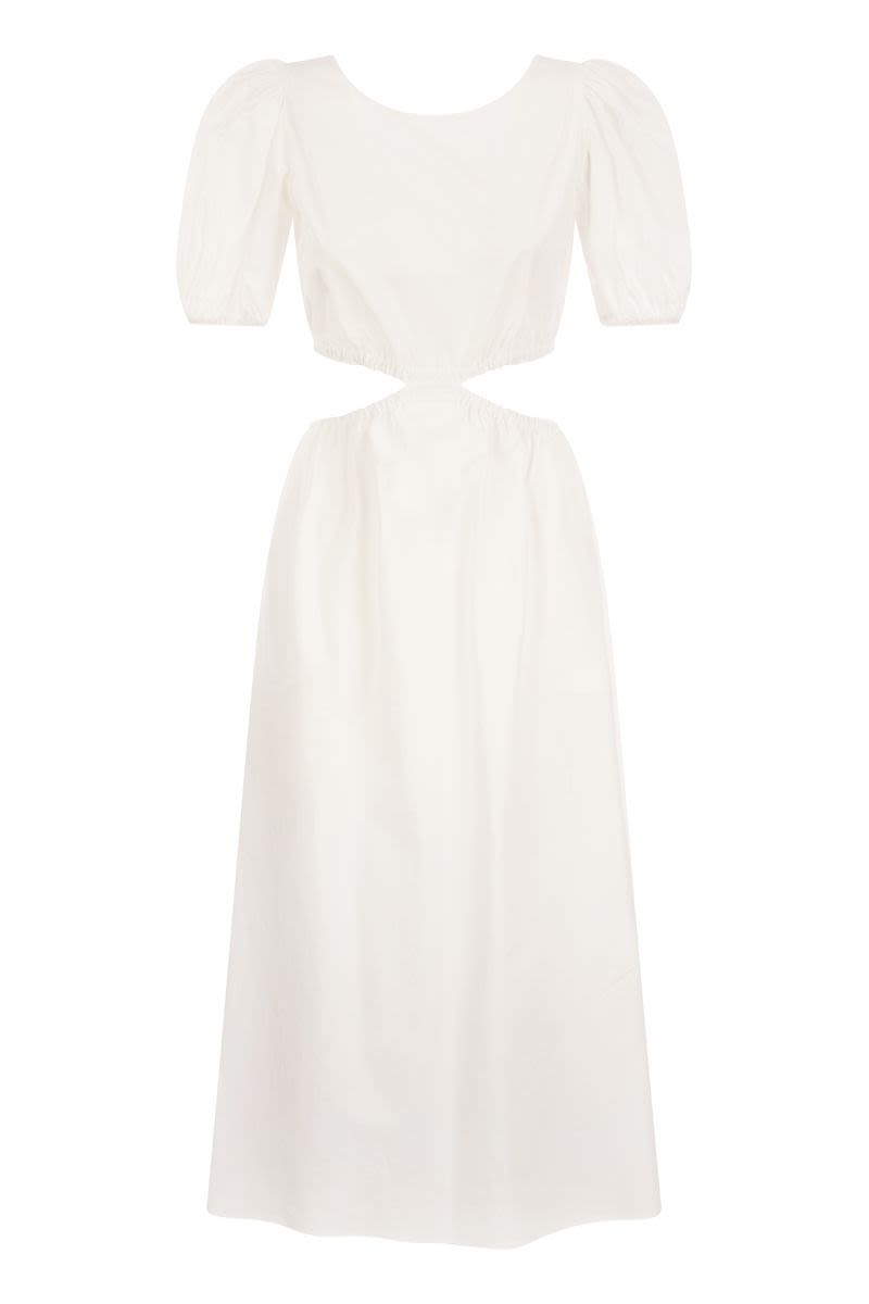 Cotton dress with ribbon - VOGUERINI