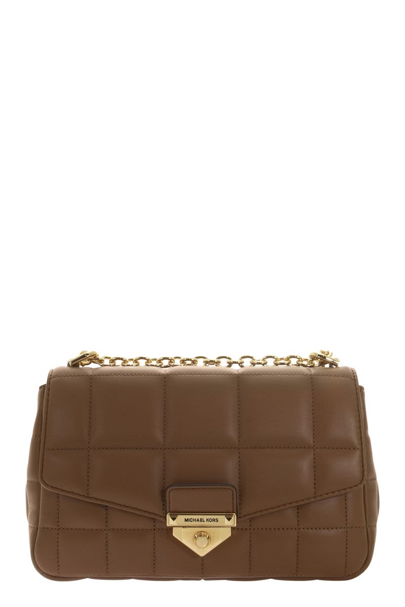 SOHO - Quilted Leather Shoulder Bag - VOGUERINI