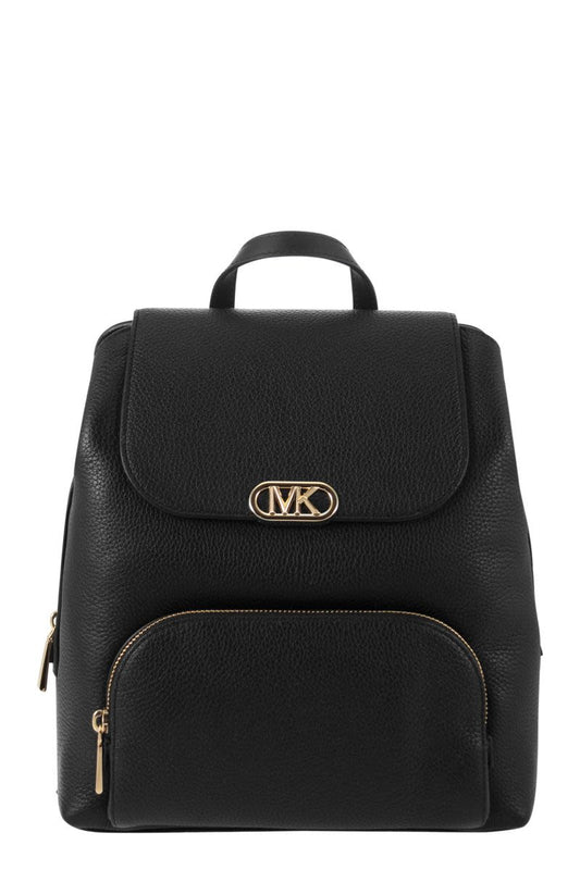 KENSINGTON - Grained leather backpack - VOGUERINI