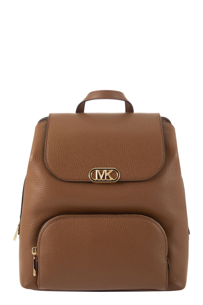 KENSINGTON - Grained leather backpack - VOGUERINI