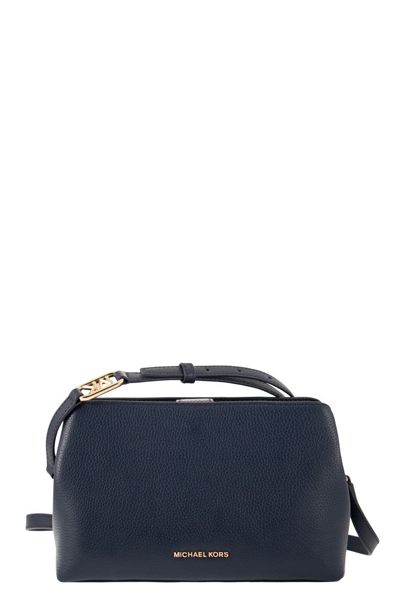 Grained leather shoulder bag - VOGUERINI