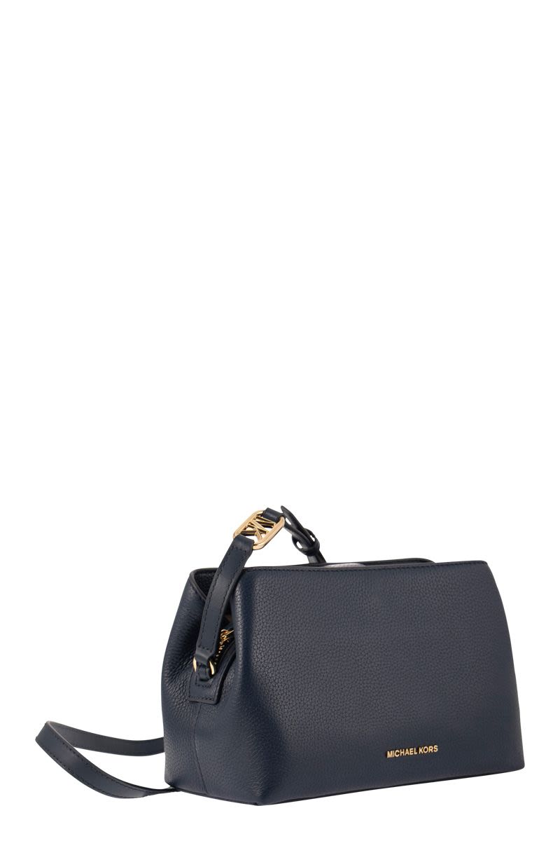 Grained leather shoulder bag - VOGUERINI