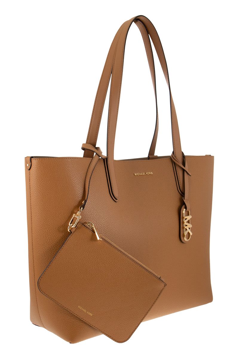 Eliza grained leather reversible tote bag - VOGUERINI