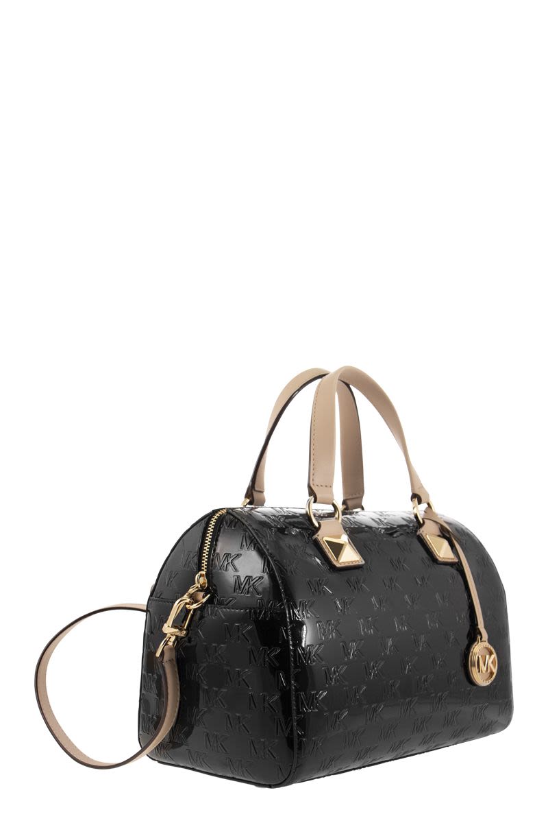 Hand bag with shoulder strap and monogram - VOGUERINI