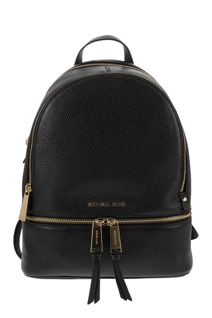 RHEA - Medium leather backpack - VOGUERINI