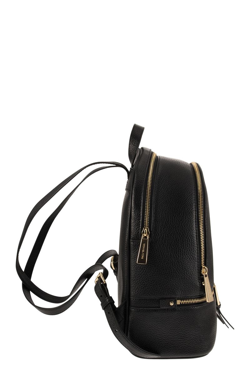 RHEA - Medium leather backpack - VOGUERINI