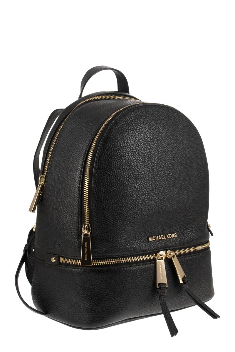 RHEA - Medium leather backpack - VOGUERINI