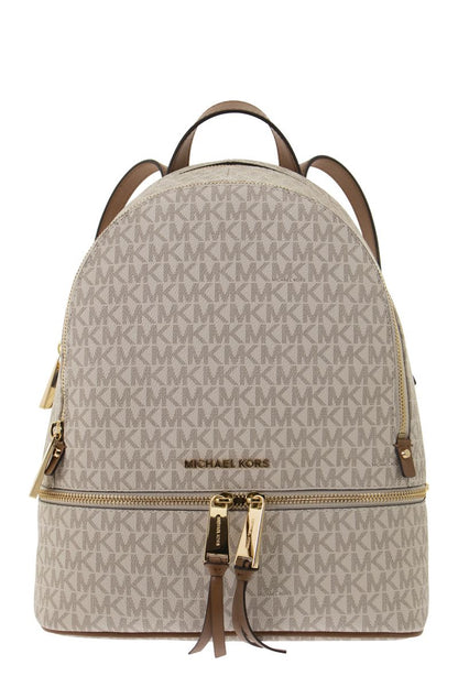 RHEA - Medium backpack with logo - VOGUERINI