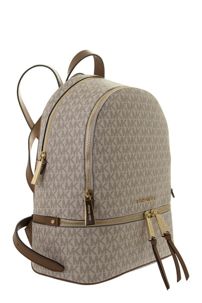 RHEA - Medium backpack with logo - VOGUERINI