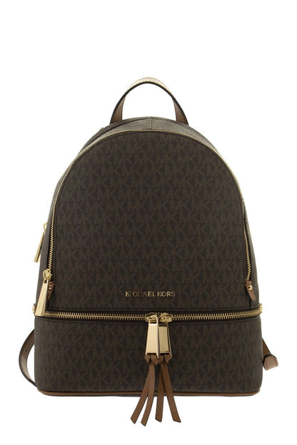 RHEA - Medium backpack with logo - VOGUERINI