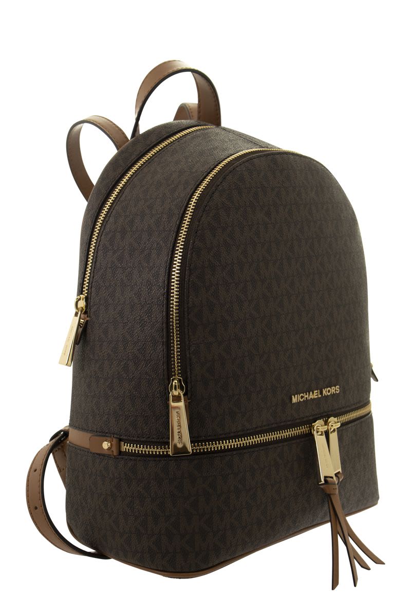 RHEA - Medium backpack with logo - VOGUERINI