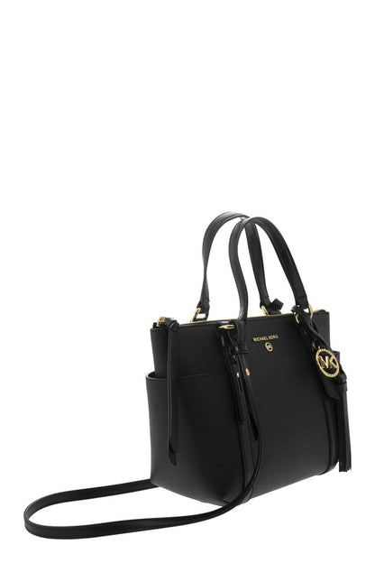 SULLIVAN - Small Saffiano Leather Tote Bag - VOGUERINI