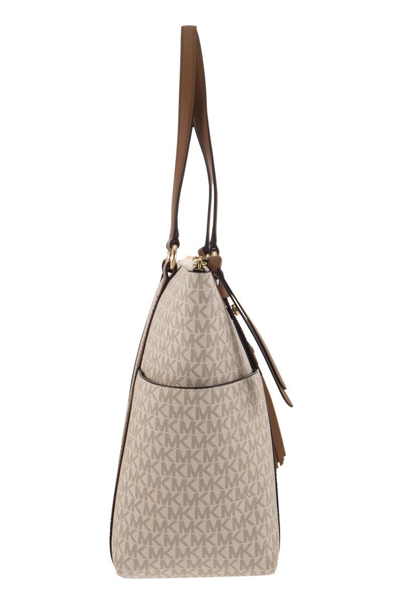 SULLIVAN - Canvas logo shoulder bag - VOGUERINI