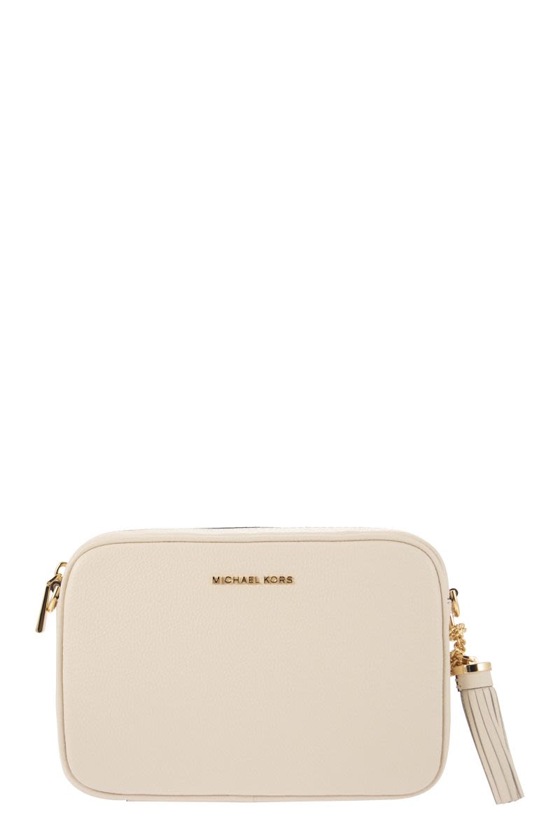 GINNY - Leather Shoulder Bag - VOGUERINI