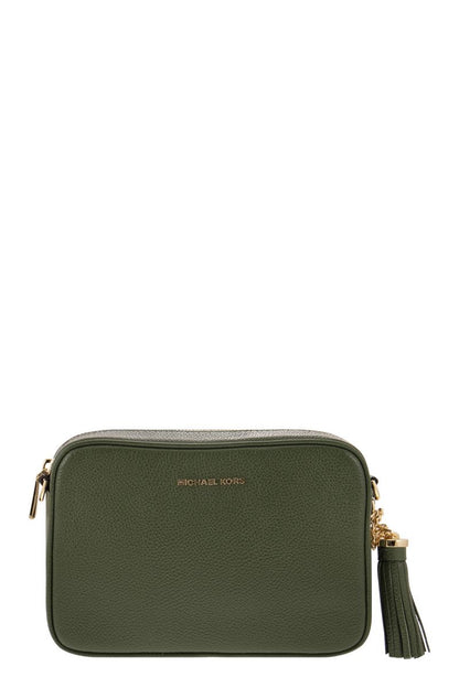 GINNY - Leather Crossbody Bag - VOGUERINI